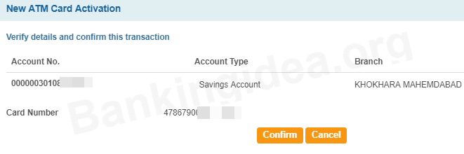 activate new sbi atm debit card online