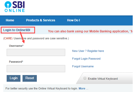 activate new sbi atm debit card online