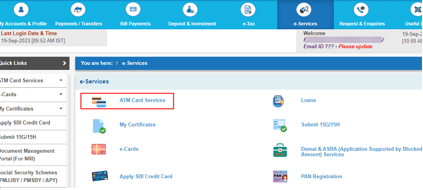  Activate New SBI ATM Debit Card Online
