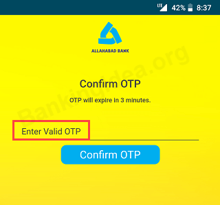 Activation Allahabad Bank Mobile Banking