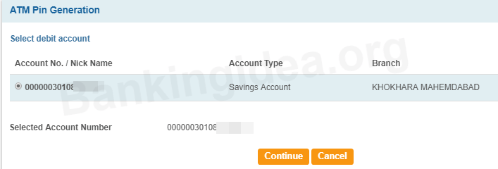 SBI New ATM Debit card Pin Generation Online