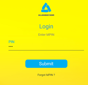 Allahabad bank Cheque Book request online