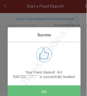 Indusind bank open fixed deposit online