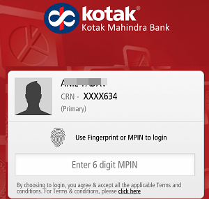 Kotak Mahindra Bank Request Cheque Book online