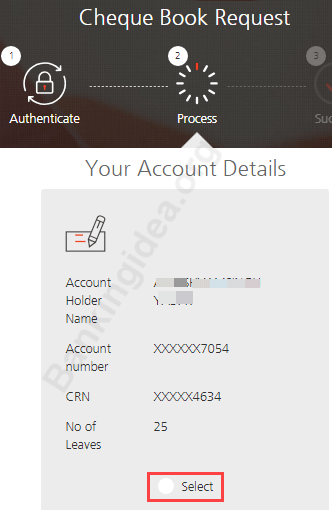 Kotak Mahindra Bank Request Cheque Book online
