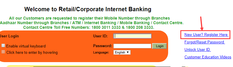 register activate syndicate net banking online