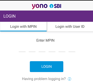 SBI YONO Login