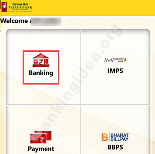 Vijaya Bank apply new Cheque book online