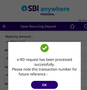 Open RD SBI Online