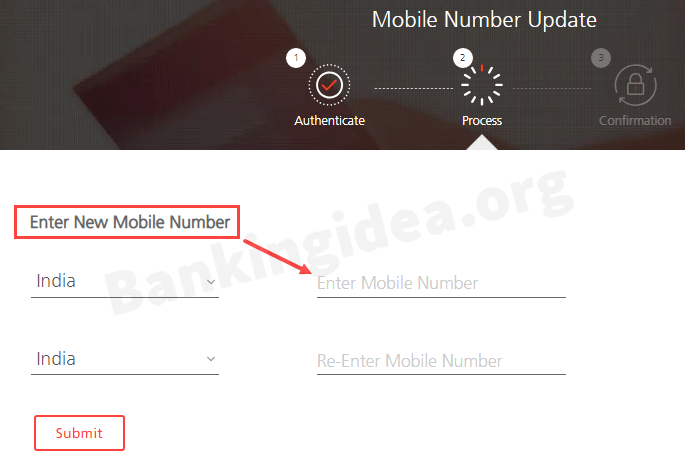 Kotak Bank change registered mobile number