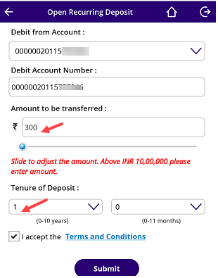 Open RD SBI Online