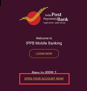 Apply India Post Payments Bank Account Online