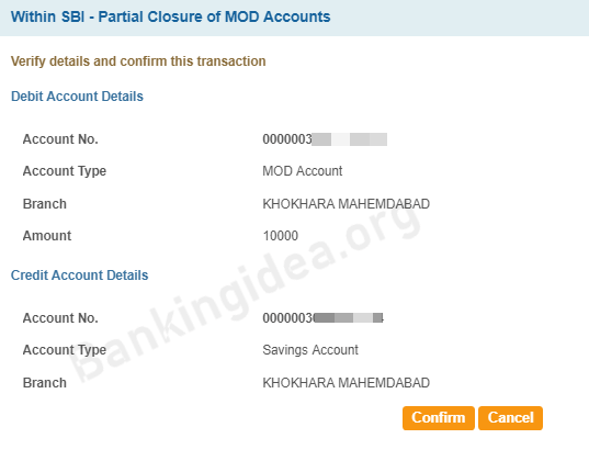 Transfer MOD Money Back to Saving Account | Withdraw SBI MOD Money