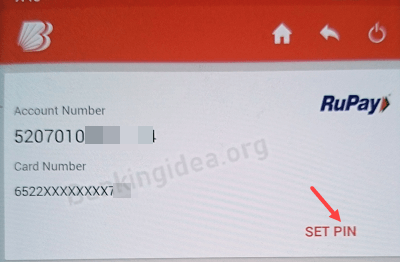 BOB ATM PIN generation online