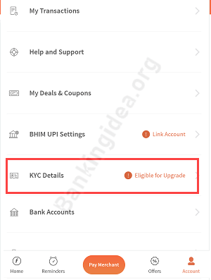 Complete FreeCharge Full KYC online (For Axis Bank Customers)