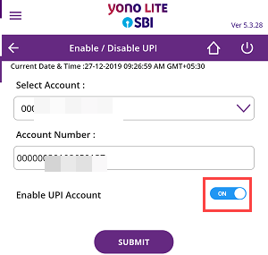 How To EnableDisable UPI for SBI Account