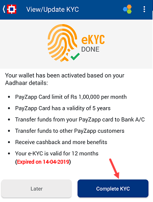 Payzapp KYC