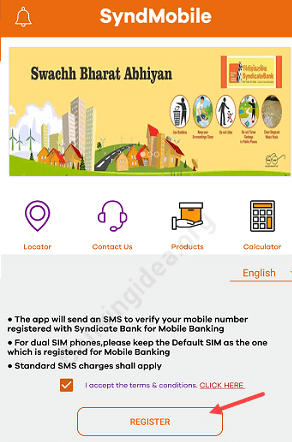 Syndicate Mobile Banking Activation Process