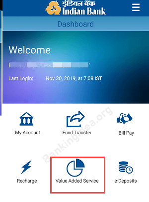 Indian Bank email PDF statement