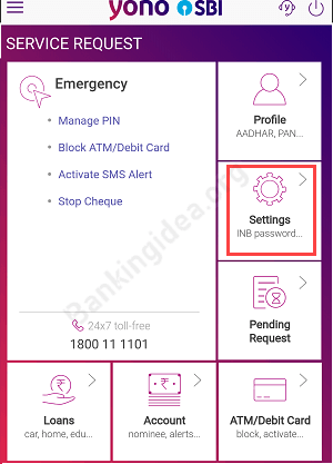 SBI transaction rights
