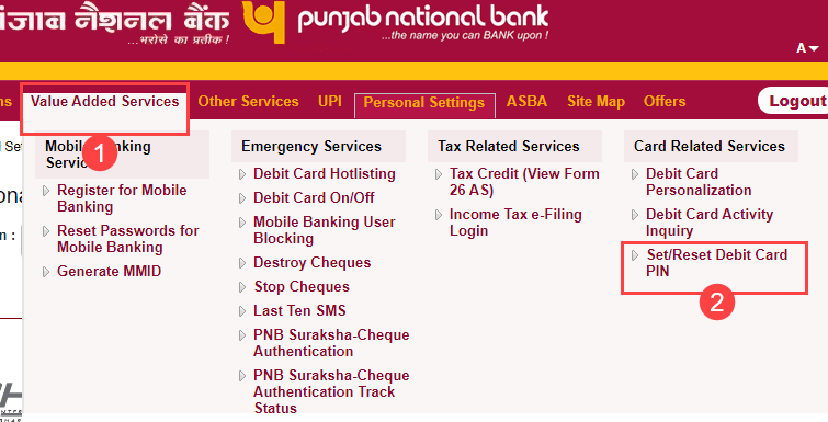 PNB ATM PIN Generate
