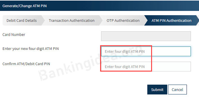 Bandhan Bank ATM PIN Generation Online Process