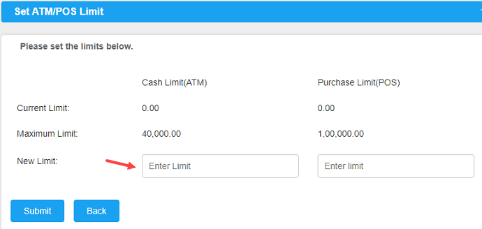 view change canara atm daily cash withdrawal limit