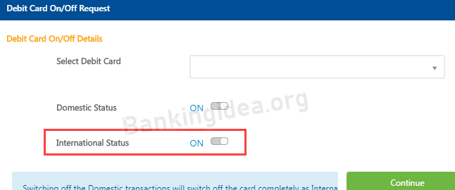 Enable International Usage For Federal Debit Card