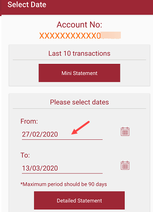  PNB Account Three Months Statement Online