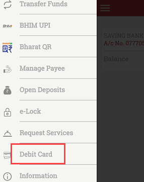 Enable South Indian Bank Debit card International Transactions 