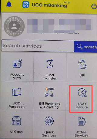 uco ATM debit card online transaction