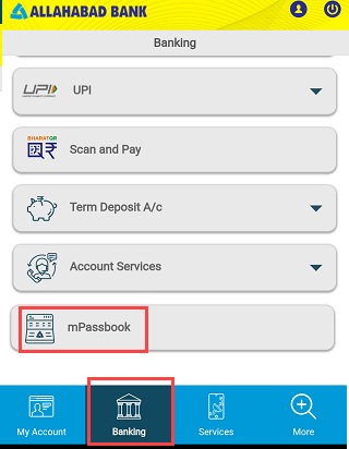 download Allahabad Bank Account Statement online