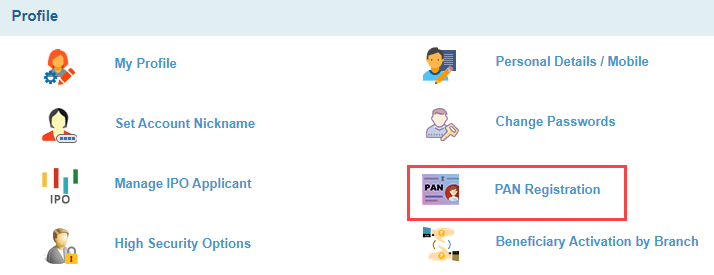 SBI Pan card link update online