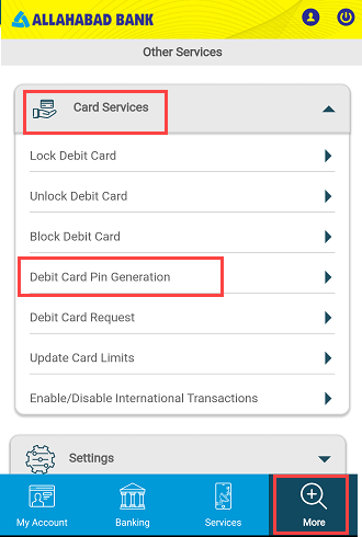 generate Allahabad Bank ATM PIN Online