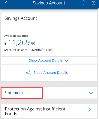 HDFC Account Statement