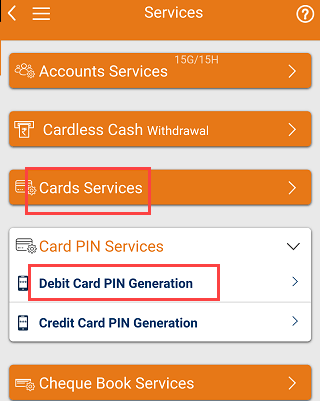 Generate ICICI Debit Card ATM PIN Online