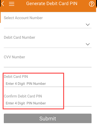 Generate ICICI Debit Card ATM PIN Online