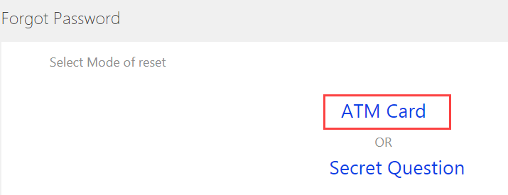 Reset Indian Bank Net Banking Login Password