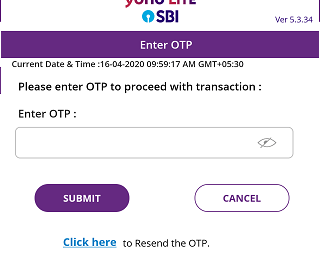 SBI Quick Transfer