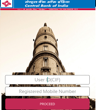 Central Bank of India CBI m-Passbook 