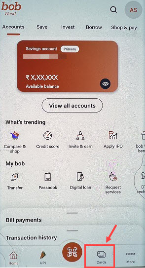 Apply Bank of Baroda ATM/Debit Card Online