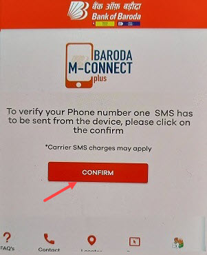 Bank of Baroda Mobile banking M connect plus registration