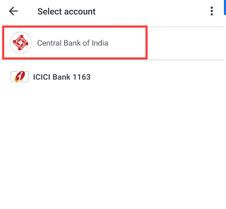 Central Bank of India check account balance