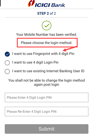 ICICI Mobile Banking activate registration iMobile