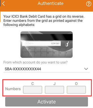 ICICI Mobile Banking activate registration iMobile