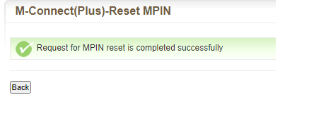 reset MPIN bank of Baroda