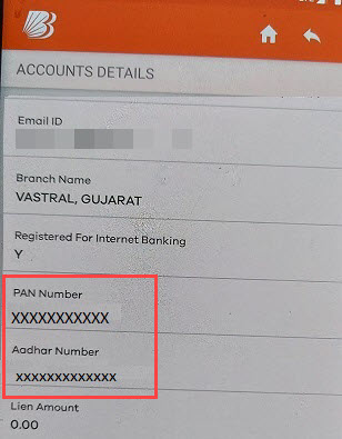Check Online Aadhaar and Pan linked With Bank of Baroda Account