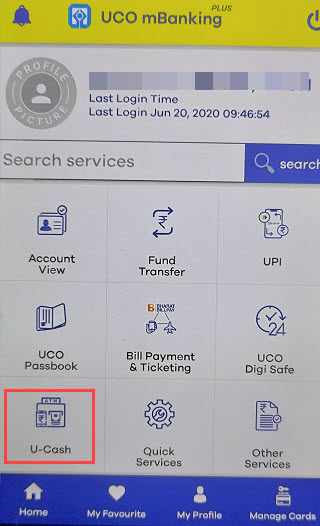 UCash - Withdraw Cash in UCO Bank Without ATM Card
