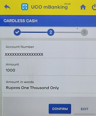 UCash - Withdraw Cash in UCO Bank Without ATM Card