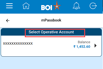  Bank of India (BOI) mPassbook Online